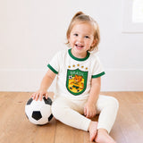 Brasil tiger soccer tee on child model